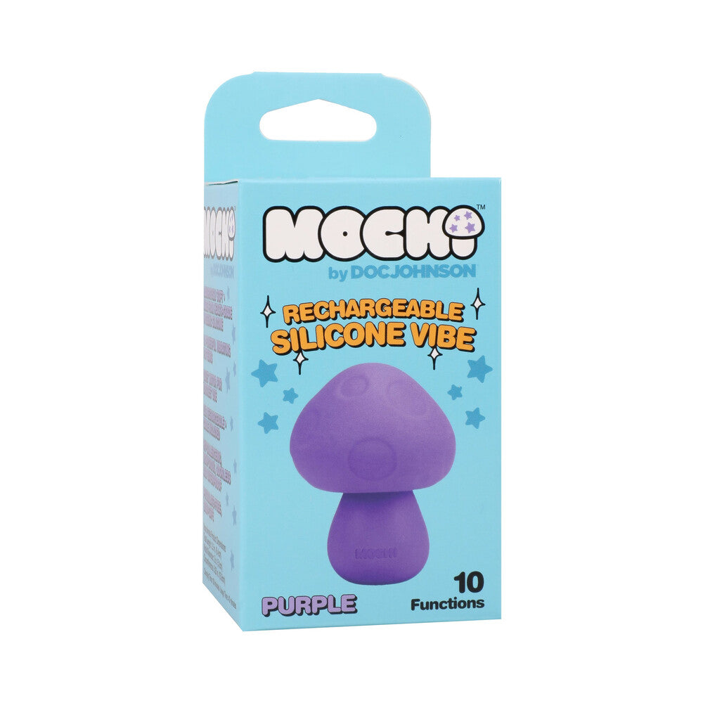 Rechargeable Silicone Vibrator - Mochi Mushroom Vibe Purple